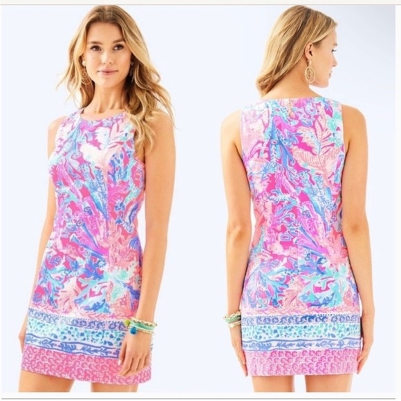 Lilly Pulitzer Dresses & Skirts - Lilly Pulitzer mila shift aquadesiac engineered shift dress